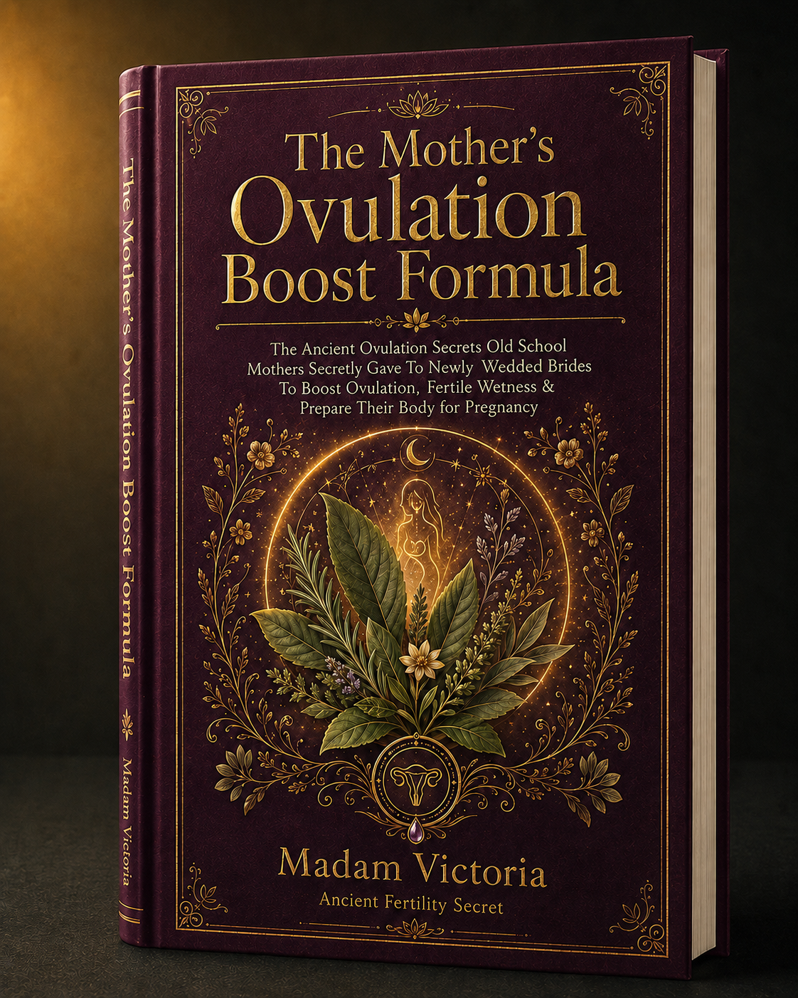 The Mother’s Ovulation Boost Formula book mockup