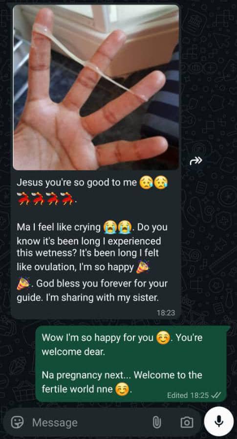 WhatsApp testimonial image 1